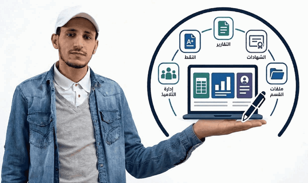 كل ما يحتاجه الأستاذ في منصة واحدة - منصة أدوات الأستاذ